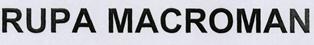 Rupa Macroman Device mark 3273283 Trademark
