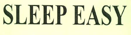 Sleep Easy Device mark 3323610 Trademark
