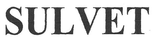 Sulvet Device mark 3323512 Trademark