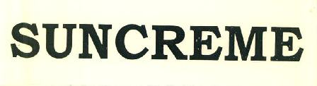 Suncreme Device mark 3296613 Trademark