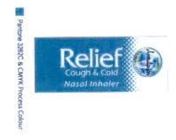 Amrutanjan Relief Cough & Cold Nasal Inhaler Device mark 3320776 Trademark