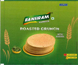 Bansiram Roasted Crunch With Device Of Khakhra Device mark 3331383 Trademark