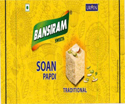 Bansiram Soan Papdi With Device Of Soan Papdi Device mark 3331388 Trademark