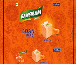 Bansiram Soan Papdi With Device Of Soan Papdi Device mark 3331389 Trademark