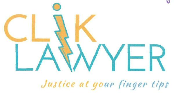 Clik Lawyer Justice At Your Finger Tips Device mark 3331267 Trademark
