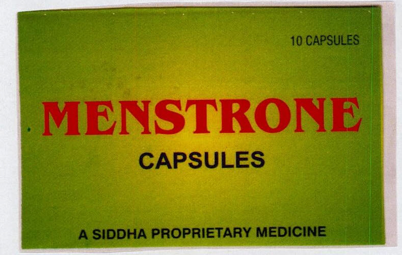 Menstrone Capsules Device mark 3269169 Trademark