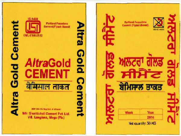 Altra Gold Cement Device mark 3312034 Trademark