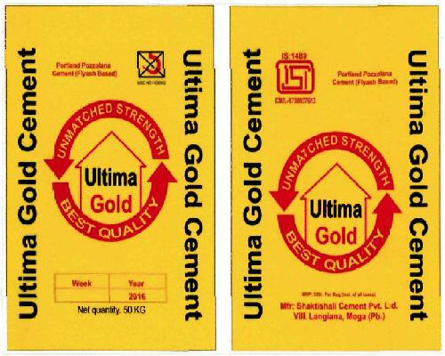 Ultima Gold Cement Device mark 3312035 Trademark