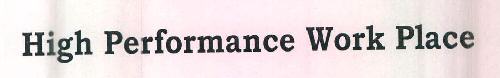 High Performance Work Place Device mark 3312198 Trademark