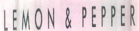Lemon & Pepper Device mark 3312227 Trademark