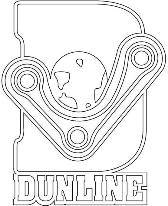 Dunline (with Device) Device mark 3304554 Trademark