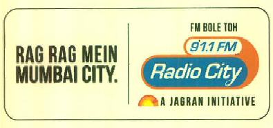 Fm Bole Toh 91.1fm Radio City Rag Rag Mein Mumbai City. Device mark 3277180 Trademark