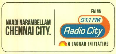 Fm Na 91.1 Fm Radio City Naadi Narambellam Chennai City Device mark 3277183 Trademark