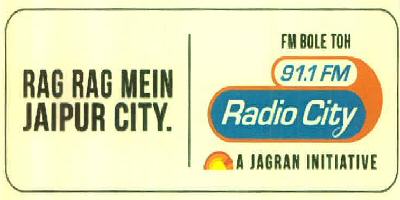 Fm Bole Toh 91.1 Fm Radio City Rag Rag Mein Jaipur City. Device mark 3277189 Trademark