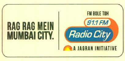 Fm Bole Toh 91.1 Fm Radio City Rag Rag Mein Mumbai City. Device mark 3277196 Trademark