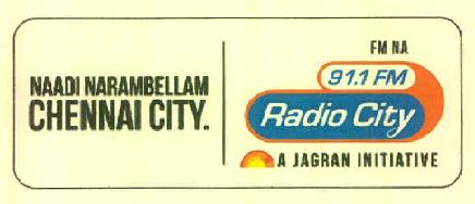Fm Na 91.1fm Radio City Naadi Narambellam Chennai City. Device mark 3277199 Trademark