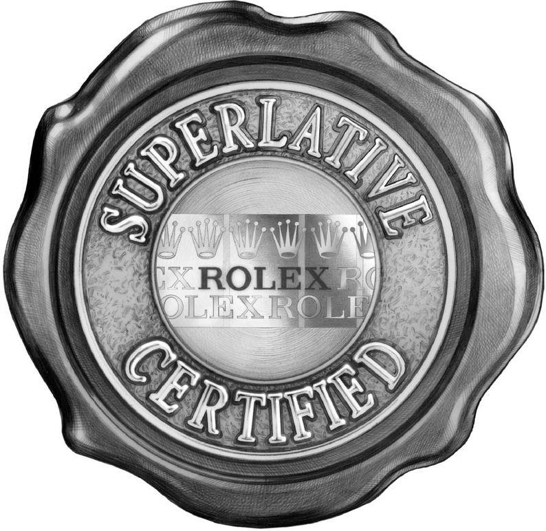 Superlative Rolex Certified(with Device) Device mark 3307028 Trademark