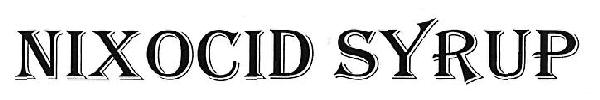 Nixocid Syrup Device mark 3322557 Trademark