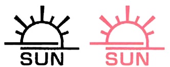 Sun Logo (in Series) Device mark 3282625 Trademark