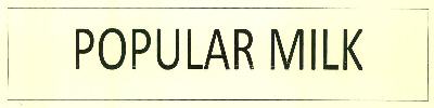 Popular Milk Device mark 3343382 Trademark