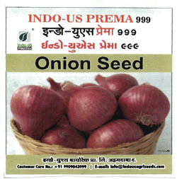 Indo-us Prema 999 With Word Onion Seed And Device Of Onion Device mark 3335710 Trademark
