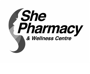 She Pharmacy And Wellness Centre & Logo Device mark 3298370 Trademark