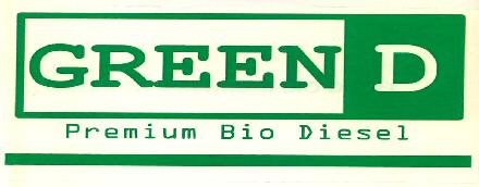 Green D Premium Bio Diesel Device mark 3344460 Trademark
