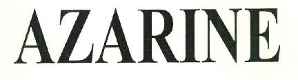 Azarine Device mark 3346172 Trademark