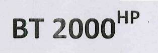 Bt 2000hp Device mark 3351325 Trademark