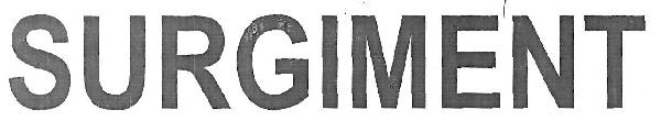 Surgiment Device mark 3383264 Trademark