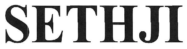 Sethji Device mark 3383143 Trademark