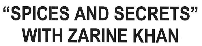 "spices And Secrets" With Zarine Khan Device mark 3383149 Trademark