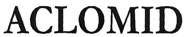 Aclomid Device mark 3385647 Trademark