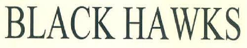 Black Hawks Device mark 3361706 Trademark