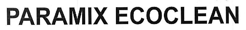 Paramix Ecoclean Device mark 3374550 Trademark