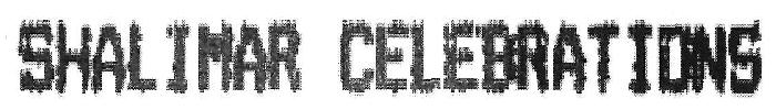 Shalimar Celebrations Device mark 3391158 Trademark