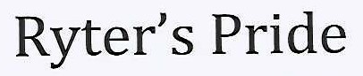 Ryters Pride (label) Device mark 3392502 Trademark
