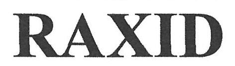 Raxid Device mark 3366961 Trademark