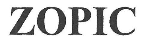 Zopic Device mark 3366962 Trademark