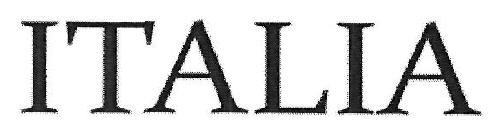 Italia Device mark 3409210 Trademark