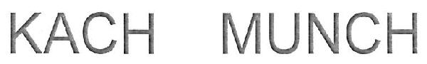 Kach Munch Device mark 3374533 Trademark