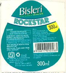 Bisleri Rockstar Device mark 3408945 Trademark