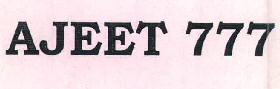 Ajeet 777 Device mark 3368021 Trademark