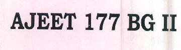 Ajeet 177 Bg Ii Device mark 3368035 Trademark