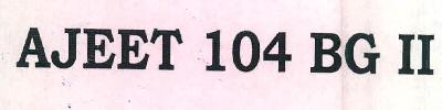 Ajeet 104 Bg Ii Device mark 3368039 Trademark