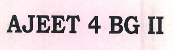 Ajeet 4 Bg Ii Device mark 3368040 Trademark