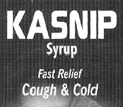 Kasnip Syrup Device mark 3375682 Trademark
