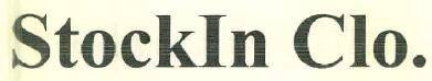 Stockin Clo. Device mark 3416764 Trademark