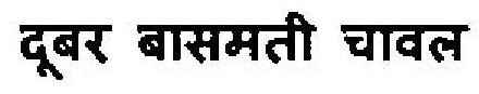 Dubar Basmati Chawal Device mark 3375880 Trademark