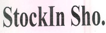 Stockin Sho. Device mark 3416803 Trademark